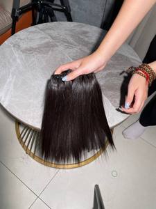 ผมตรงเวียดนามแบบเป็นมัด พร้อมเชือกผูกผม HD Lace Closure ขนาด 5x5 สีดำธรรมชาติ ผมต่อแท้ 100% - Product Image 1
