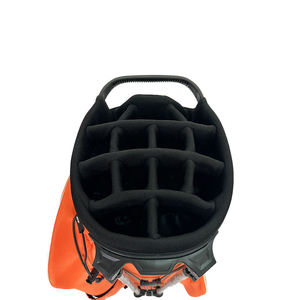 Bolsa de Golf de Piel Sintética Naranja OEM con Impresión de Logotipo Personalizado para Hombre y Mujer - Product Image 6