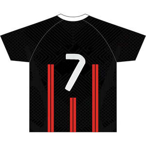 Camiseta de Fútbol Sublimada con Tela de Alto Rendimiento para Nombre y Número Personalizados, Diseño de Color Duradero - Product Image 2