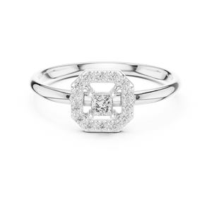 แหวนมอสซาไนต์อินฟินิตี้ แหวนแต่งงาน ชุบทอง 14K เงินแท้ 925 แหวนทำมือ สำหรับเป็นของขวัญวันครบรอบ - Product Image 4