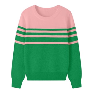 เสื้อผ้าลำลองคุณภาพสูงสำหรับผู้หญิง ชุดนักเรียนหญิงสไตล์กรีกแบบสั่งทำ ปักลาย |   คาปา |   เสื้อสเวตเตอร์ถักสำหรับทุกฤดูกาล - Product Image 2