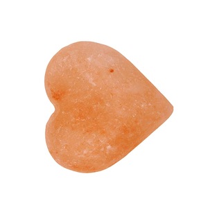 Masseur cardiaque en sel de l'Himalaya, pierre de massage en sel rocheux naturel poli pour le bien-être, la relaxation et les soins personnels - Product Image 2