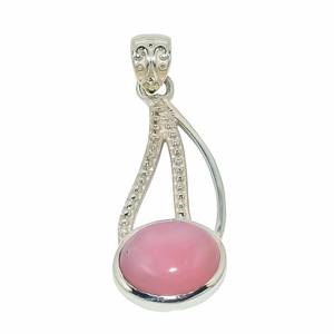 Handmade Genuine Pink <b>Opal</b> Pendant 925 Sterling Silver Vintage Engagement & Party Jewelry for Women Gift - Product Image 2