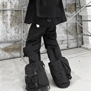 Pantalon cargo décontracté pour homme 100 % coton, coupe ample, léger, confortable, séchage rapide, tissu épais uni - Product Image 5