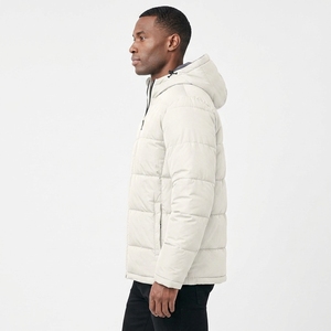 <b>Men's</b> Lightweight Hooded Puffer <b>Jacket</b> Warm Quilted Winter Coat Casual Outdoor Zip Up Outerwear - Product Image 3