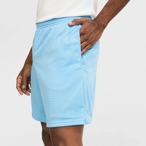 Shorts en maille pour homme de qualité supérieure, nouveauté 2026, bleu clair, taille élastique, respirant, décontracté, pour l'été, forte demande - Product Image 5