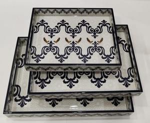 Linea Exports Inc LE-F11162 - Bandeja de Hielo y Vajilla Moderna de Metal Antiadherente y Ecológica, Disponible en Uttar Pradesh - Product Image 4