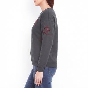 Sudadera para Mujer, Transpirable, Ecológica, Personalizada, a Precio Económico, OEM, 100% Algodón, Cuello Redondo, Lisa, Personalizada por Delante - Product Image 5