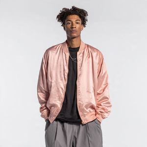 Wholesale Satin <b>Jacket</b> Coat <b>Men's</b> Street Style <b>Varsity</b> Satin <b>Jacket</b> <b>Mens</b> Flight <b>Bomber</b> Satin <b>Jackets</b> Tops <b>Men</b> - Product Image 4