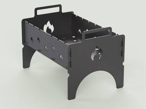 เตาย่างบาร์บีคิวกลางแจ้งแบบเหล็กพรีเมียมเคลือบด้วยผง - Product Image 3