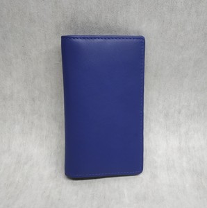 Portefeuilles porte-cartes en cuir véritable pleine fleur pour hommes, portefeuilles fins à deux volets, pochettes pour femmes, protection RFID, doublure en polyester - Product Image 4