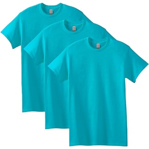 Camiseta 100% algodón personalizada con cuello redondo, camiseta de color sólido con cuello redondo, camiseta para hombre, camiseta de cuello redondo para hombre - Product Image 3