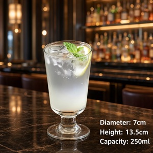 Gobelets à jus en verre de qualité supérieure, style Ins, avec personnalisation du logo pour hôtels, restaurants, cafés, usage domestique et bureautique - Product Image 6
