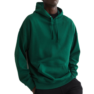 Men's High Quality Casual Regular Fit Heavyweight <b>Thick</b> <b>Fleece</b> Pullover Hoodie Winter Plain Dyed Quick Dry Breathable OEM - Product Image 2