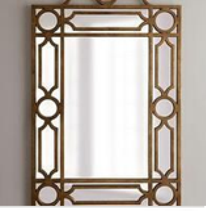 Cadre argenté minimaliste avec une série d'accentuations carrées miroir ; disponible à prix de gros. - Product Image 3