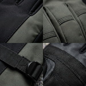 Gants de ski à doigts entiers Softshell thermiques isolés unisexes pour le ski alpin et les activités hivernales en extérieur - Product Image 6