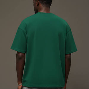 New Arrival 2026 Men's T-Shirts Hot Selling 100% Cotton Solid Streetwear Custom Screen Printed Logo Eco-Friendly Loose Fit <b>Hip</b> - Product Image 6