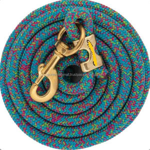 Cuerda de plomo de caballo personalizada, accesorios de caballo de algodón, cuerdas de plomo, cabestro de caballo y cuerda principal de la India - Product Image 6