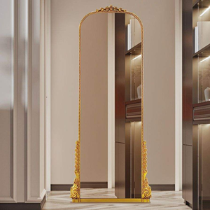 Aluminum Alloy Full Length Body Floor Mirror Wall Hanging Fitting Mirror - Product Image 3