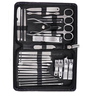 Kit de manucure et pédicure classique en acier inoxydable de qualité supérieure, durable, ensemble complet de soins, outils à prise confortable, pour adultes - Product Image 6