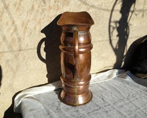 Vintage Copper Pitcher 2.0-3.0L Durable Metal Water <b>Jug</b> for <b>Drinks</b> Party Use - Product Image 3