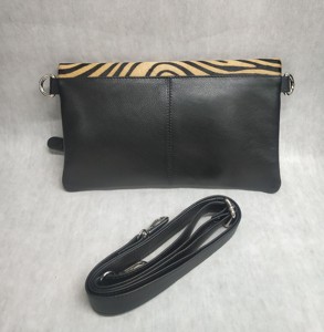 Bolso Bandolera de Piel con Pelo de Tigre para Mujer, con Cremallera, Bolsillo para Móvil, Venta al por Mayor, Personalizado, Directo de Fábrica, Exportación - Product Image 3
