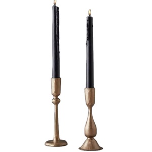 Classic Gold <b>Tall</b> Candle Holder Pair Metal Candlestick Stand Elegant Decorative Home Wedding <b>Table</b> Centerpiece Decor - Product Image 1