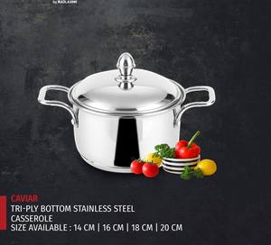 Ensemble de 3 casseroles isothermes en acier inoxydable, combo Hot Case pour la cuisine et la salle à manger, avec stockage alimentaire isolé de qualité supérieure pour la maison - Product Image 4