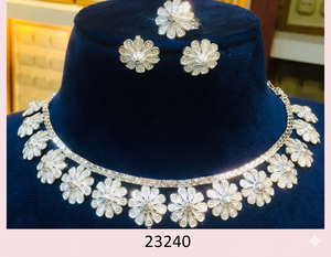 Conjunto de Joyería de Aleación de Zinc de Moda Africana Inspirada en la India, Estilo Vintage para Mujer, Collar y Aretes para Aniversario, Mejor Compra 2024 - Product Image 3