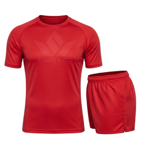 Conjunto de Camiseta de Rugby Personalizada con Rayas Verdes y Negras, Manga Corta para Hombre, Uniforme Deportivo de Poliéster Sublimado que Absorbe la Humedad - Product Image 6