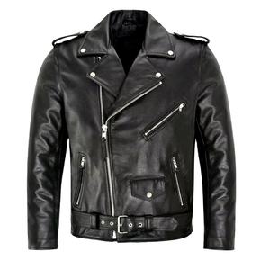 <b>Mens</b> Customised <b>Leather</b> <b>Jacket</b> Winter Season Custom Size Wholesale Factory Direct From Supplier - Product Image 1