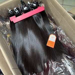 Extensions de cheveux naturels AZ Hair de qualité supérieure, 100% cheveux vierges Remy, ondulation naturelle, double trame, cheveux humains, fabriquées en usine au Vietnam - Product Image 1