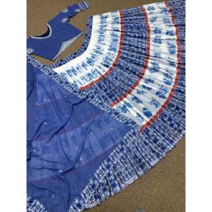 Fancy Digital Print Mujer Lehenga Choli Hermoso Conjunto Indio Tradicional - Product Image 2