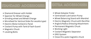 Machine de rectification manuelle de surface, type boule, zone de rectification 225x350 (Marque SuperTech / Modèle SPM-914) - Product Image 4