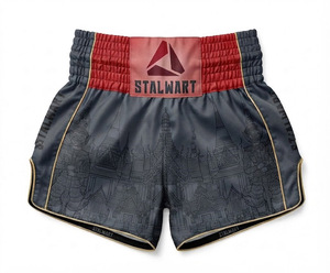 STALWART IMPEX Shorts d'entraînement de boxe Muay Thai MMA professionnels personnalisés, respirants, extensibles, à séchage rapide, légers, vente en gros - Product Image 5