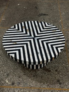 Plateau à gâteau personnalisé, écologique, de taille moyenne, de qualité supérieure, fabriqué à la main en Inde, avec base en résine, support de gâteau d'anniversaire - Product Image 4