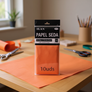 Papel de Seda Ilan 50x66 cm Naranja 10 Unidades - Product Image 3