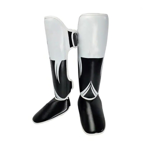 Protège-tibias en cuir de haute qualité à vendre – Protège-tibias d'arts martiaux écologiques, légers et personnalisables pour l'entraînement - Product Image 1