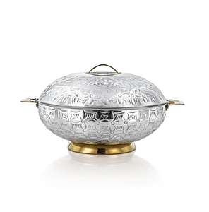 Casserole isotherme classique en acier inoxydable durable avec revêtement antiadhésif |   Pour usage domestique et commercial - Product Image 2