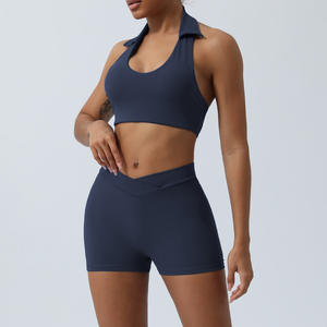 Meilleur ensemble de leggings de yoga 3 pièces pour femmes, motif uni, vêtements de sport, shorts et leggings, vêtements de fitness pour femmes - Product Image 6