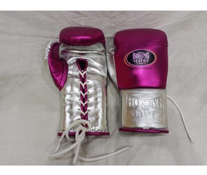 Guantes de Boxeo de Alta Calidad, Estilo Mexicano, Sin Boxeo No Hay Vida, de Cuero Genuino, con Cierre de Cordones, Antideslizantes y Elásticos, para MMA - Product Image 1