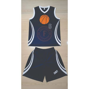 Conjunto de Camisetas de Baloncesto para Hombre al por Mayor con Etiqueta Privada, Uniformes Personalizados Sublimados con Nombre y Número del Jugador - Product Image 1