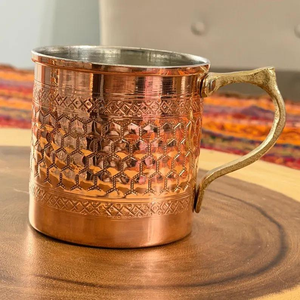 Mug en cuivre classique écologique, artisanat de fête, best-seller - Product Image 5