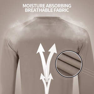 Quick Dry Plain Gym <b>Compression</b> <b>Shirt</b> Custom Logo <b>Men</b> Elastic Curved Hem Plain <b>Shirt</b> Training <b>Men</b> Activewear <b>Shirt</b> - Product Image 6