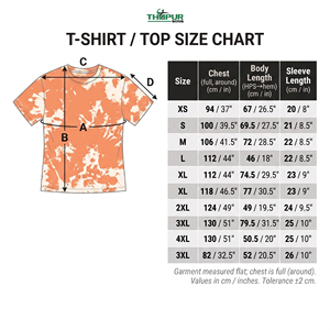 Camiseta de Manga Corta con Cuello Redondo y Estampado Tie-Dye Naranja 100% Algodón para Mujer - Product Image 6