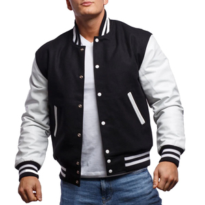Chaqueta para hombre, chaqueta varsity corta, chaqueta streetwear, chaqueta letterman, chaqueta bomber con parche bordado personalizado - Product Image 5