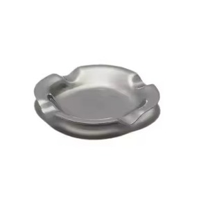 Elegante Cenicero de Metal con Acabado Estilizado, Porta Cenizas Redondo, Resistente al Viento, para Interiores y Exteriores, Decoración para Mesa - Product Image 5