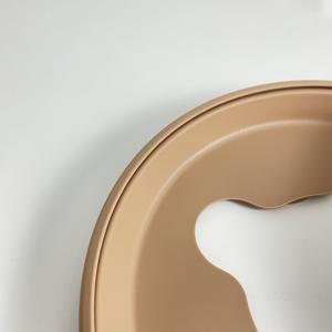 Assiette à ventouse en silicone de qualité alimentaire et acier inoxydable, lavable, design facile d'entretien pour bébés, personnes âgées, hôpitaux, restaurants - Product Image 3