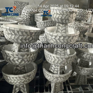 Soportes de pastel de madera de cuero ecológicos al por mayor para bodas y eventos especiales de Ramadán hechos en Vietnam - Product Image 6