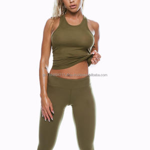 เสื้อกล้ามผ้าคอตตอนสำหรับออกกำลังกายโยคะยืด - Product Image 3